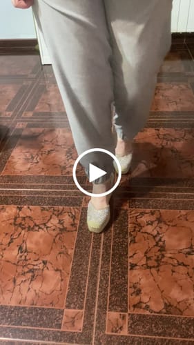 Reseña con vídeo de un cliente sobre Alpargata Aliseda Beige