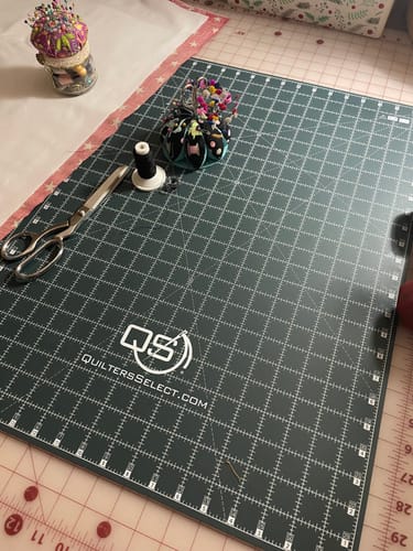 Customer photo review of Dual Sided Cutting Mat, Quilters Select