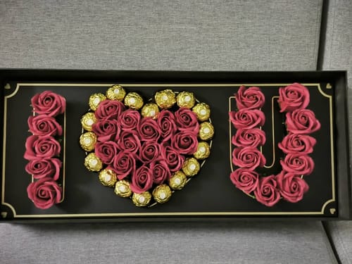 Customer photo review of Deep Love Box(With Soap Roses) - Available in Klang Valley
