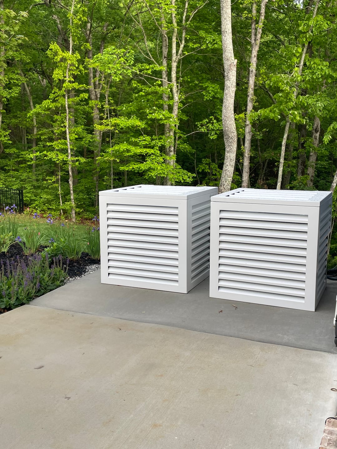 Customer photo review of Central AC Cover - White