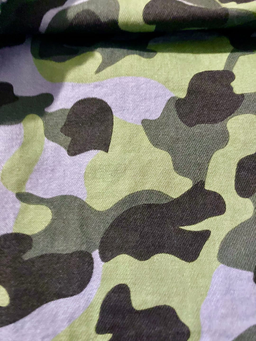 Customer photo review of Camouflage Cotton Fabric