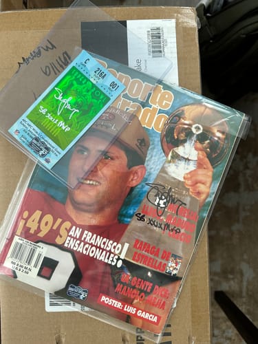 Customer photo review of Steve Young Autograph Signing