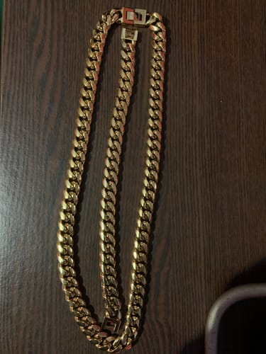 Customer photo review of Cuban Set Gold | 12mm