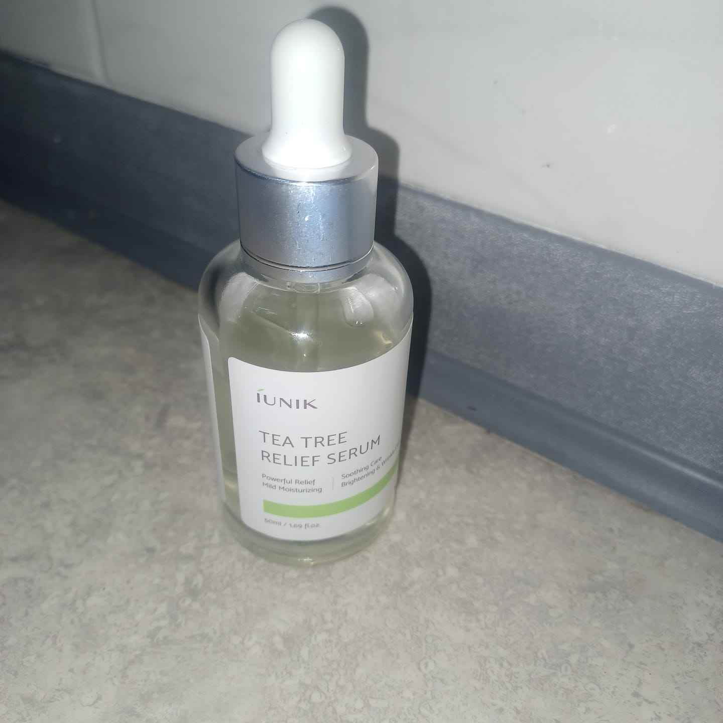 Customer photo review of Tea Tree Relief Serum