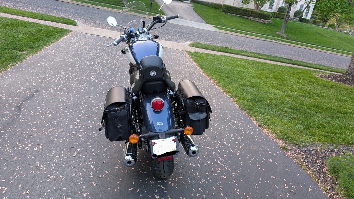Customer photo review of expedition saddlebag