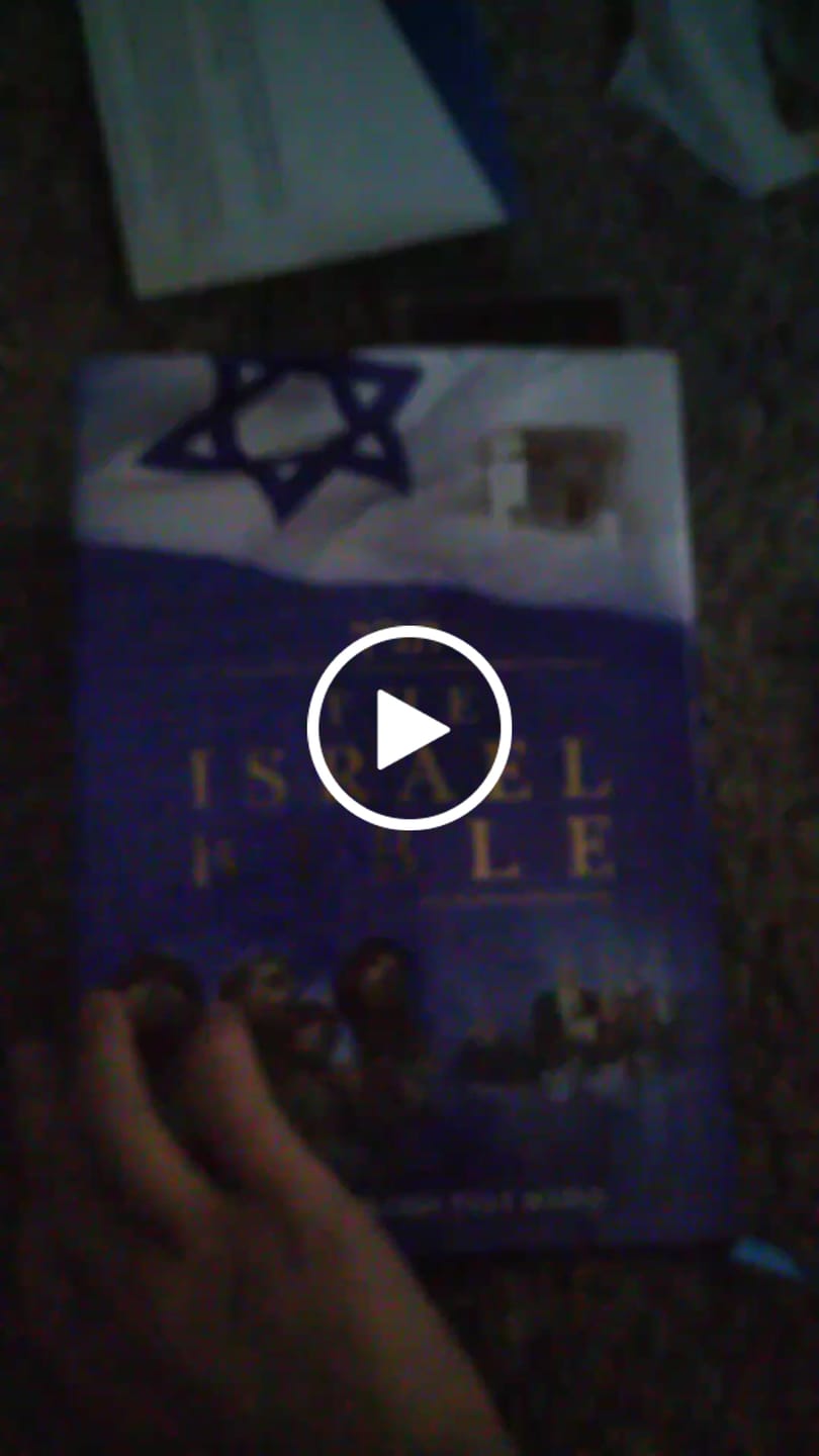Customer video review of Facebook SALE SPECIAL - The Israel Bible Hardcover