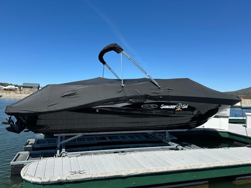 Customer photo review of Boat Logo Decal