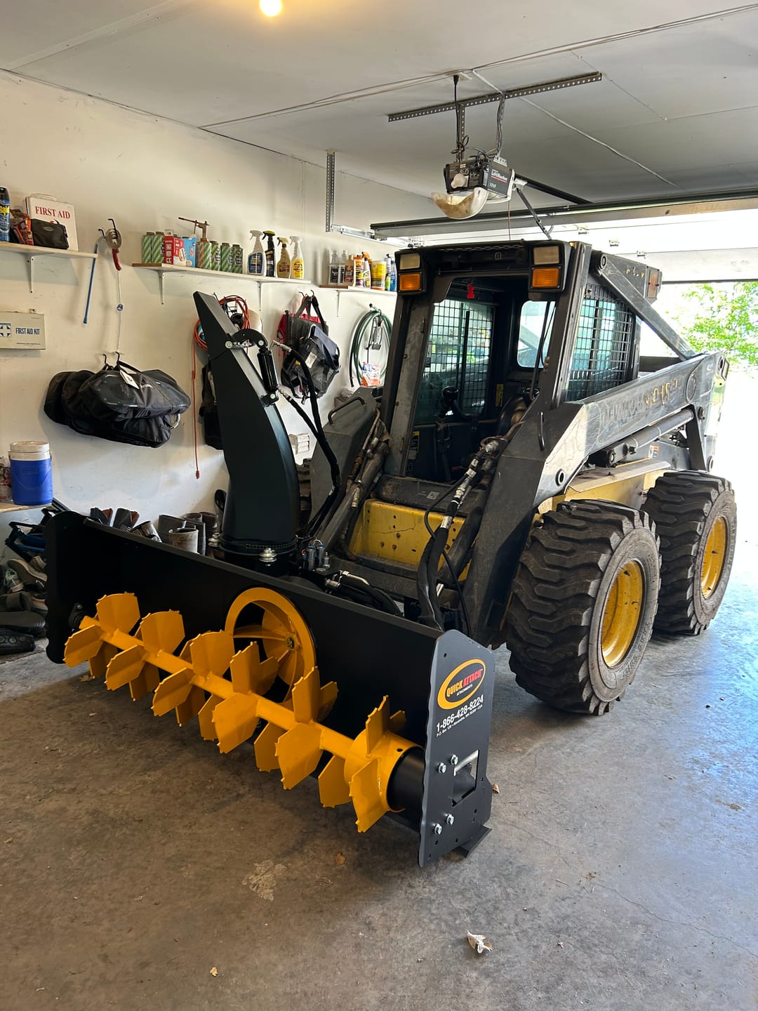 Customer photo review of The Summit Series - Skid Steer Standard Flow Snow Blower