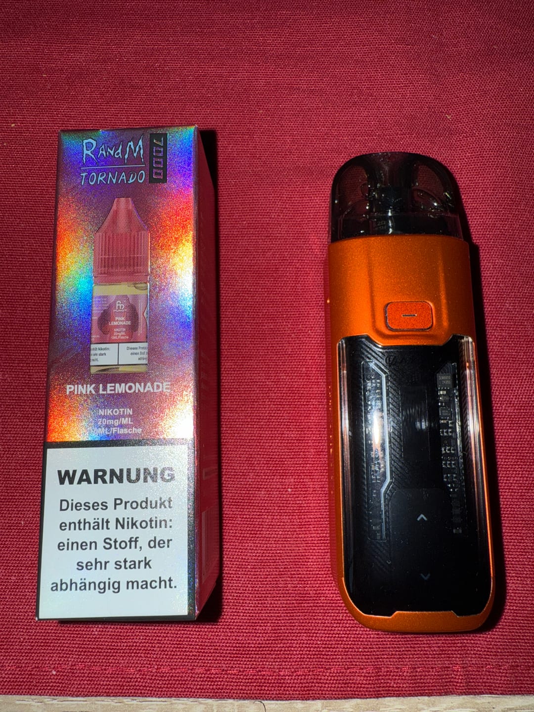 Customer photo review of Fumot RandM Tornado 7000 Liquid Pink Lemonade