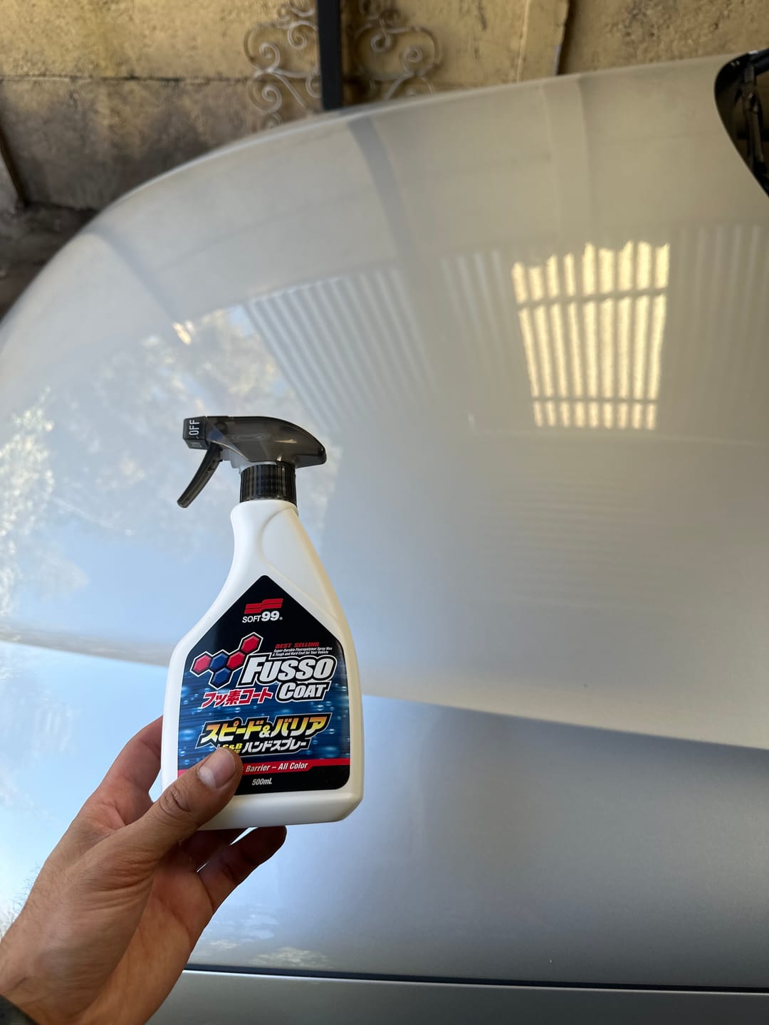Customer photo review of Cera Liquida Fusso Coat Speed 500ml