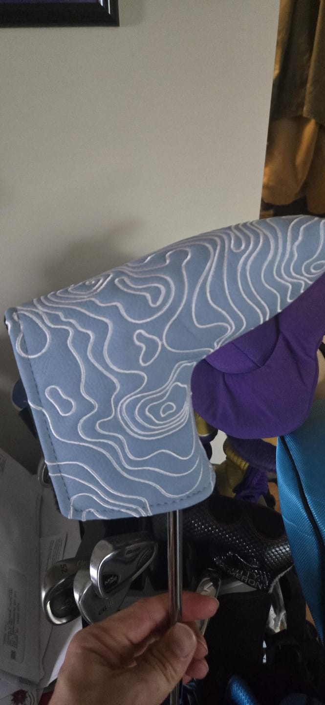 Customer photo review of Topographic Edition - Carolina Blue / Embroidered Pure White