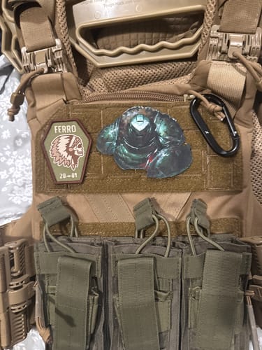 Customer photo review of The 3 Patch Pack - Limited Editions - 4.5”x 3 ish" Sublimation Velcro Morale Patches