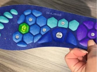 Customer photo review of OrthoShoes Magnetic Insoles