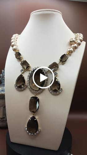 Customer video review of Heidi Daus®"Alta Moda" Beaded Crystal Deco Necklace
