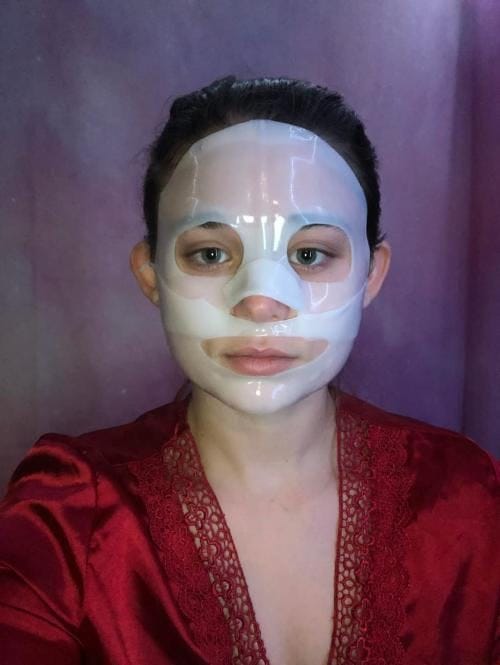 Customer photo review of Collagen Boosting Mask