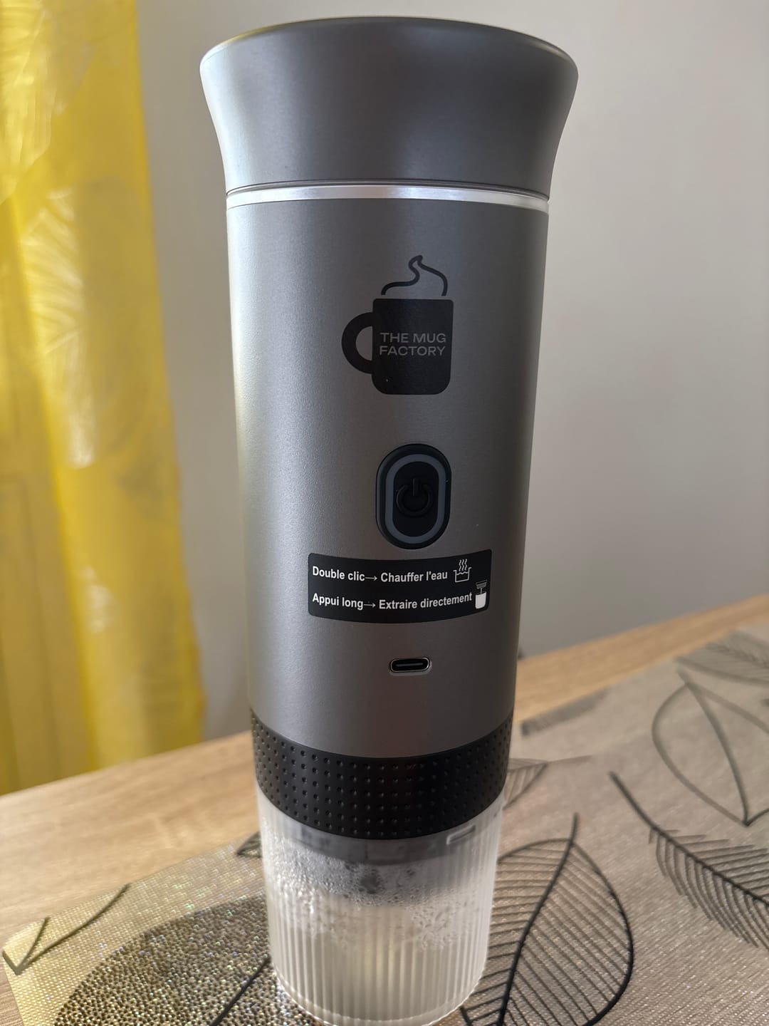 Customer photo review of Expresso Bottle - cafetières machines à expresso portable