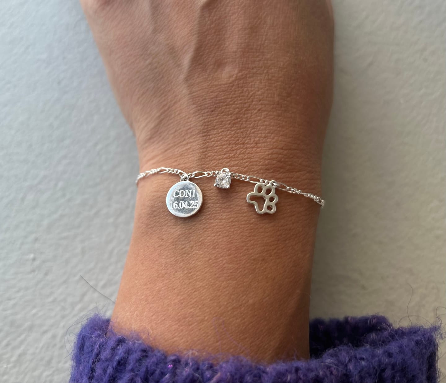 Customer photo review of PULSERA JULIETA PLATA