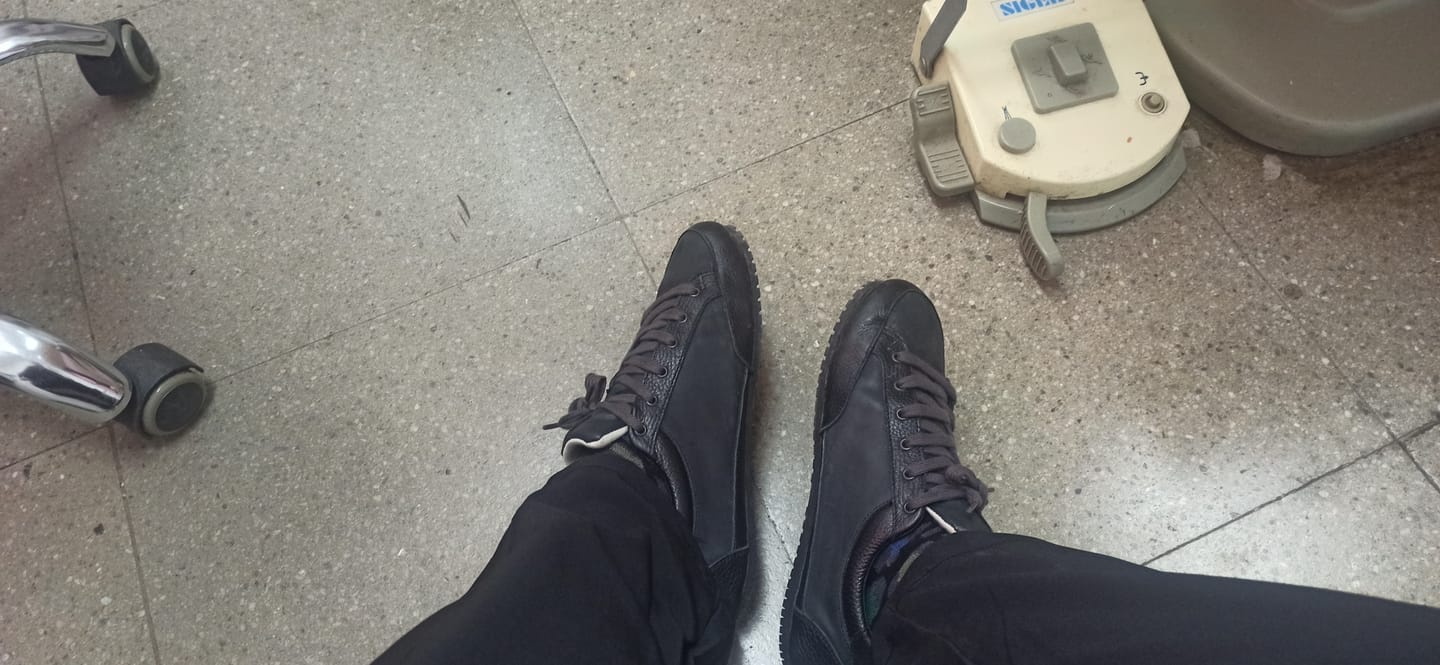 Customer photo review of Zapatilla A1. Negra