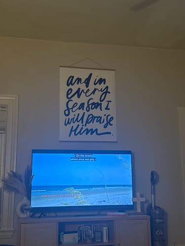 Customer photo review of Large Poster: And in every season