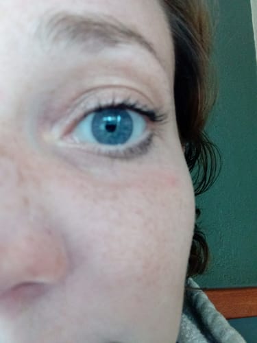 Customer photo review of Thetis Mixia Grey  Prescription  Colored Contact Lenses