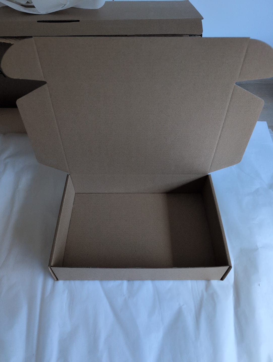 Customer photo review of 250 x 170 x 52mm Tuck Front Brown Mailing Box B124