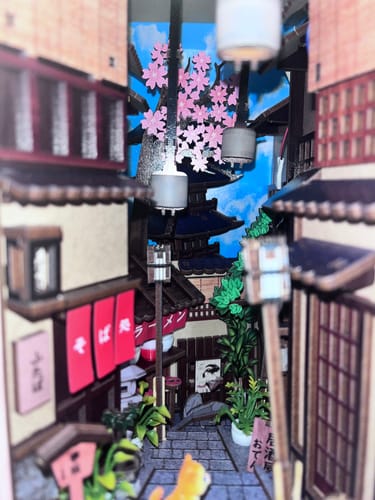 Customer photo review of Kyoto Gion Book Nook Kit
