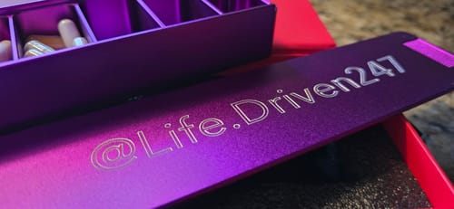 Customer photo review of Lid Engraving