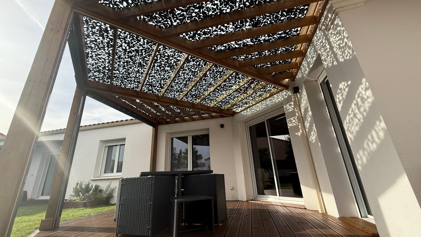 Customer photo review of Filet de camouflage renforcé noir
