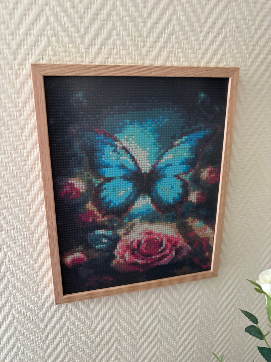 Customer photo review of Magisk fjäril med blommor
