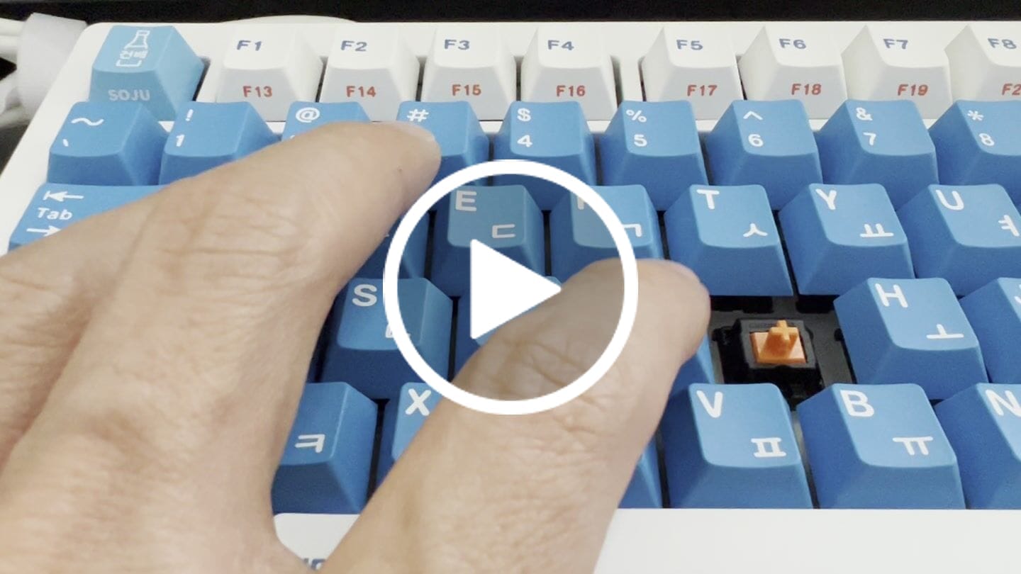 Customer video review of LUBED, FILMED, AND SPRING SWAPPED CHERRY MX SWITCHES (10PCS)