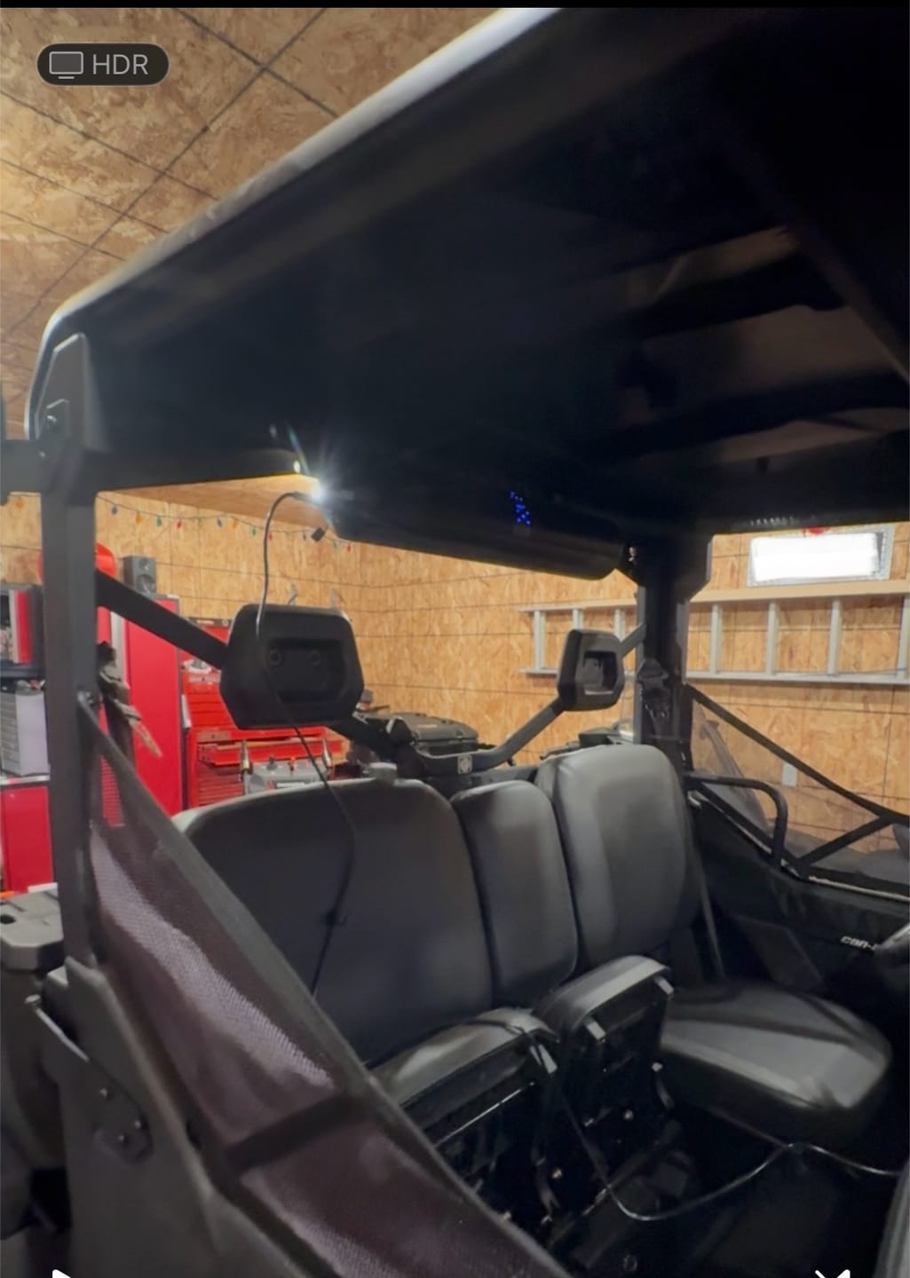 Customer photo review of 6 Speaker UTV Bluetooth Sound Bar for 1.56"-2.25" Roll Bar