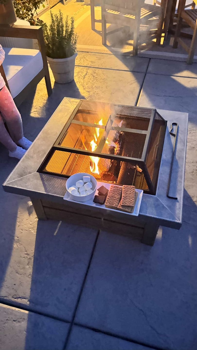 Customer photo review of Ember Fire Pit