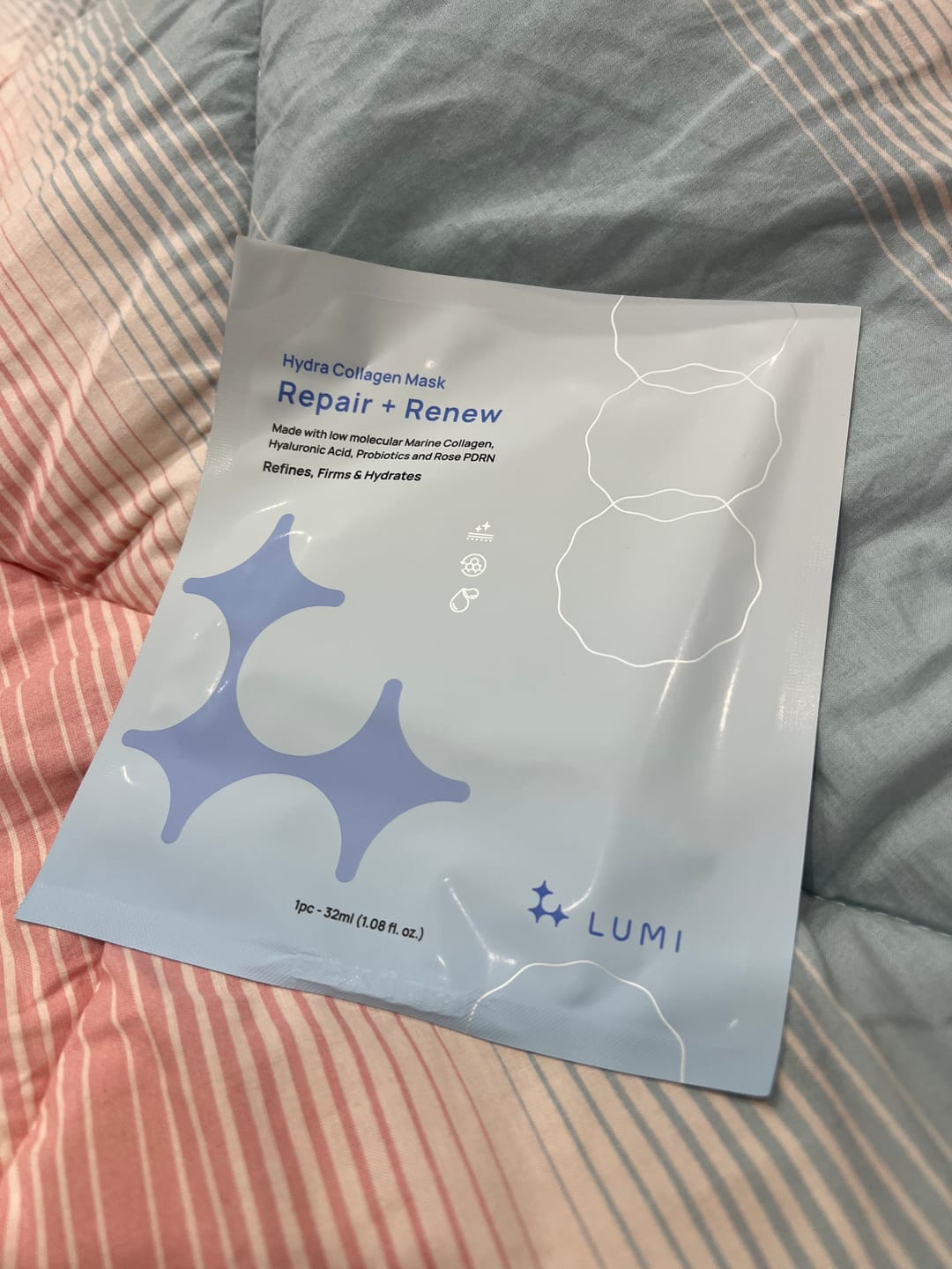 Customer photo review of Hydra Collagen Mask Repair + Renew