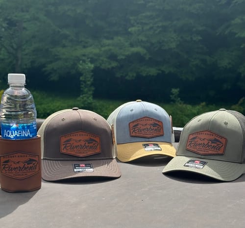 Customer photo review of Premium Custom Leather Patch Hats (Wholesale)