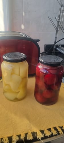 Customer photo review of COMBO FRUTAS EN ALMÍBAR SIN AZÚCAR, Artesanales, Orgánicas.