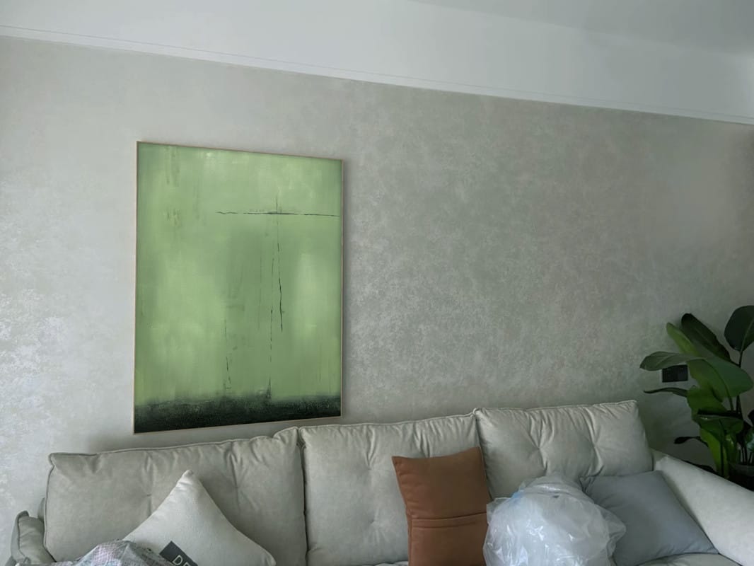 Customer photo review of Abstract Painting Canvas #AP154