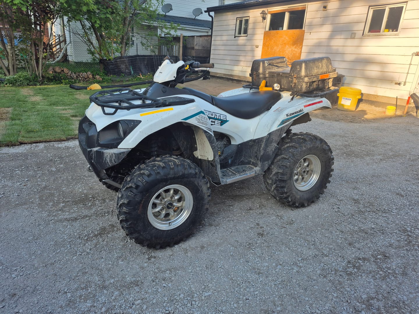 Customer photo review of Full Skid Plate Kit — Kawasaki Brute Force 650/750 (2008+)