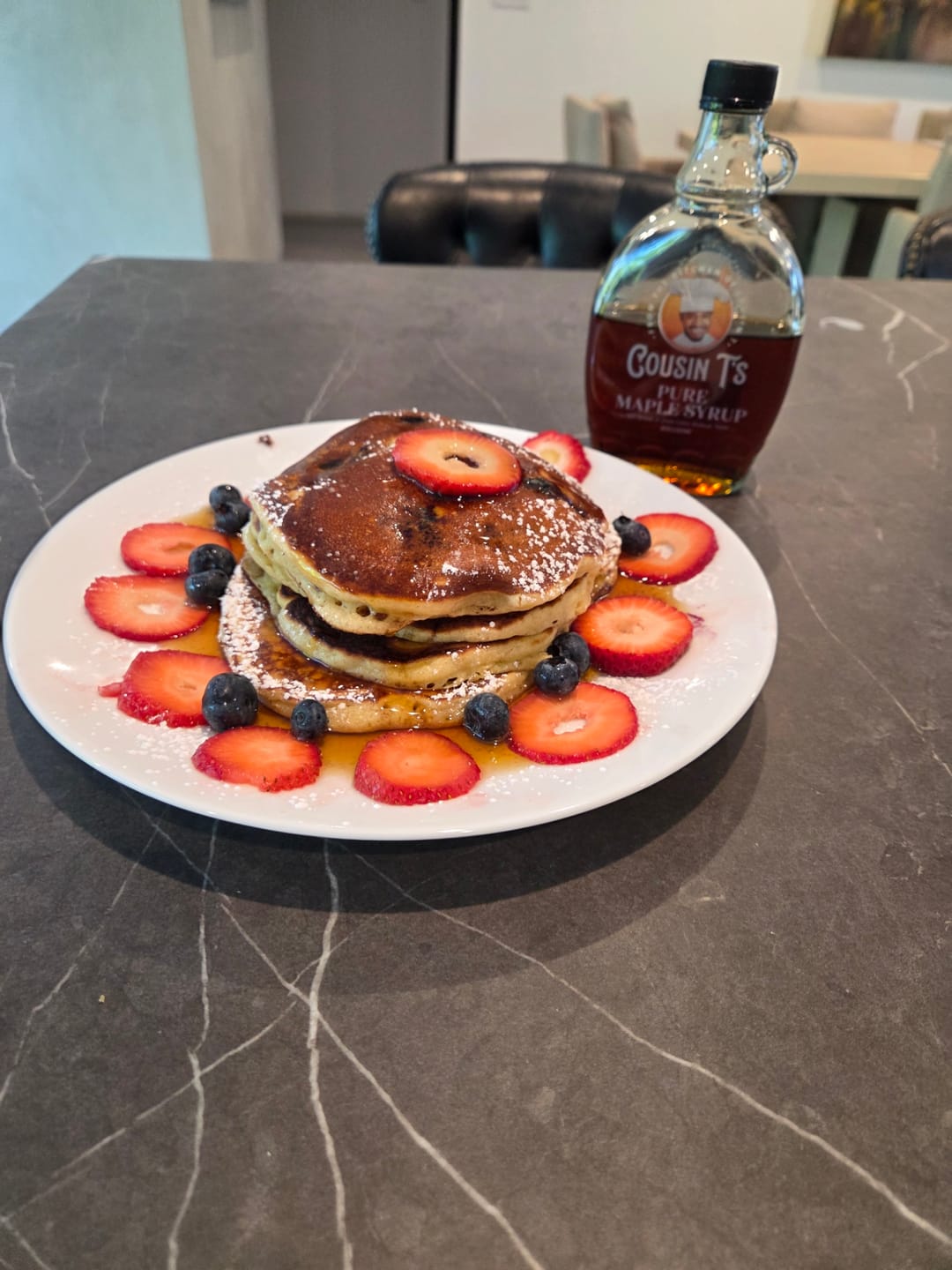 Customer photo review of Cousin T's Buttermilk Gourmet Pancake Mix
