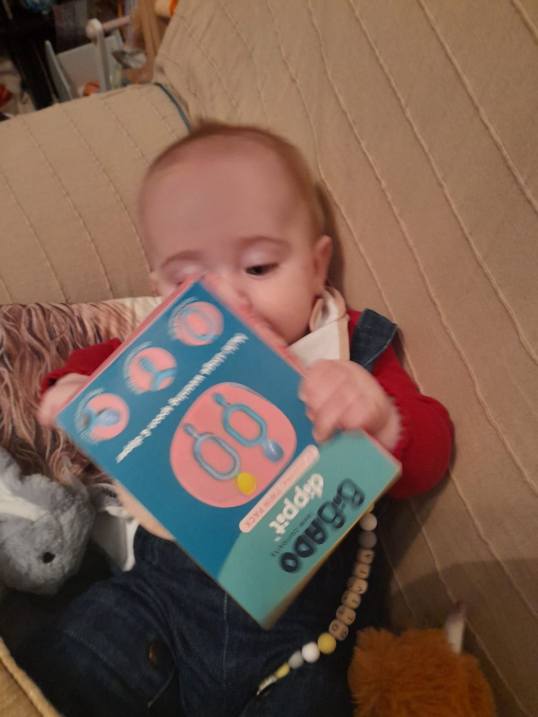 Customer photo review of zArchive Baby Weaning Spoons: 2 Pack Spoon & Dipper - Dippit™