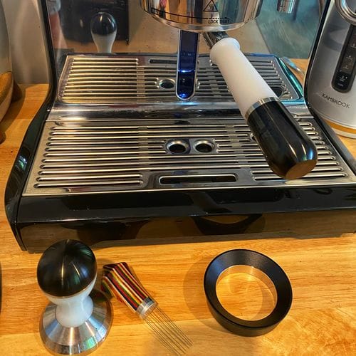 Customer photo review of Wooden Clump Crusher - WDT Distribution Tool for Fluffy Espresso Puck