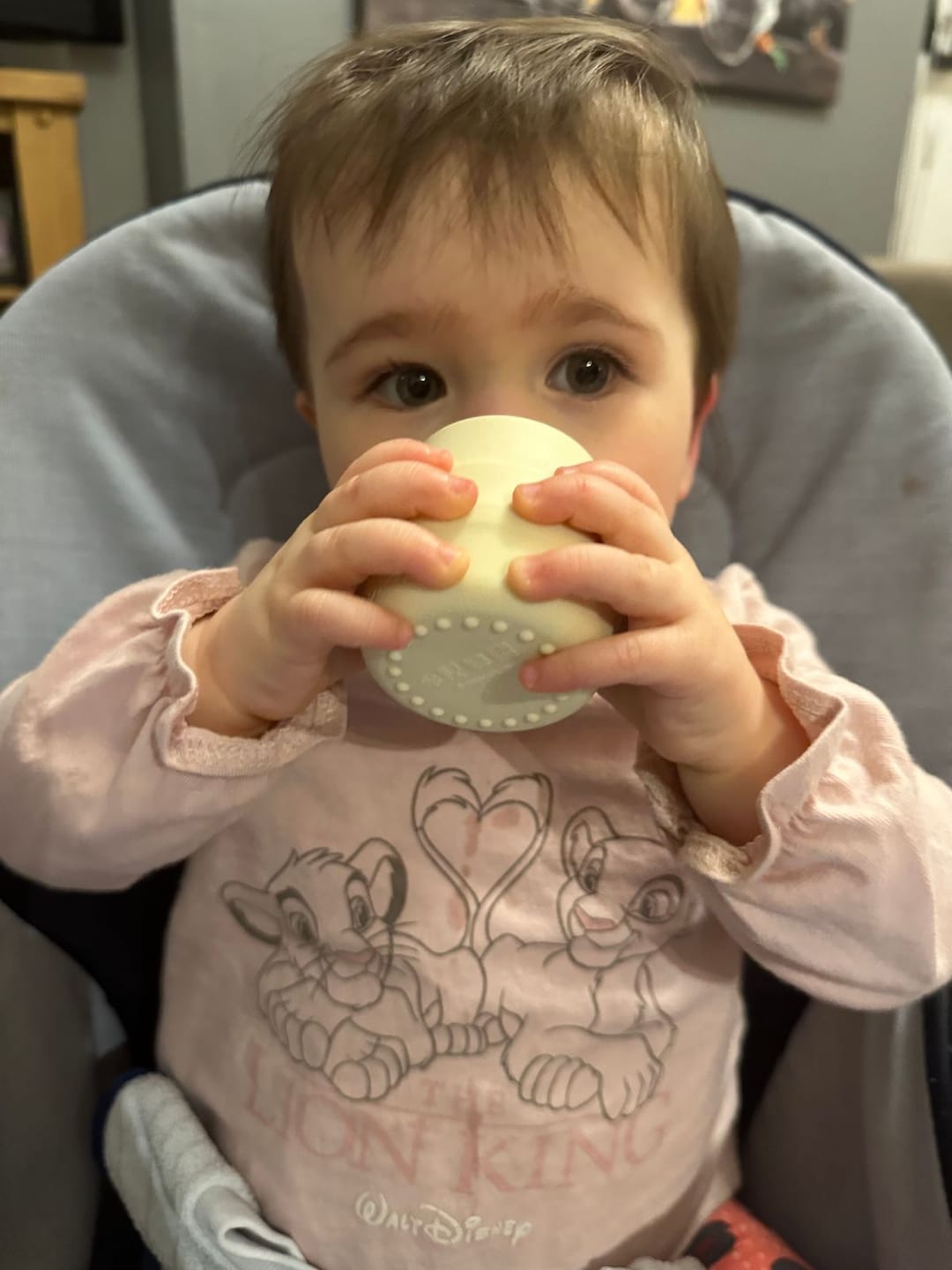 Customer photo review of Sippit™ Silicone Open Training Cup Two-pack