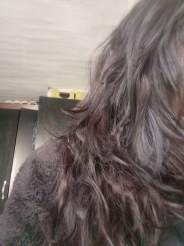 Reseña con foto de un cliente sobre Polvo de Índigo