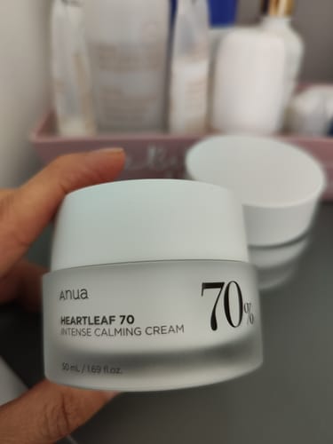 Customer photo review of [Anua] Heartleaf 70% Intense Calming Cream 50ml
