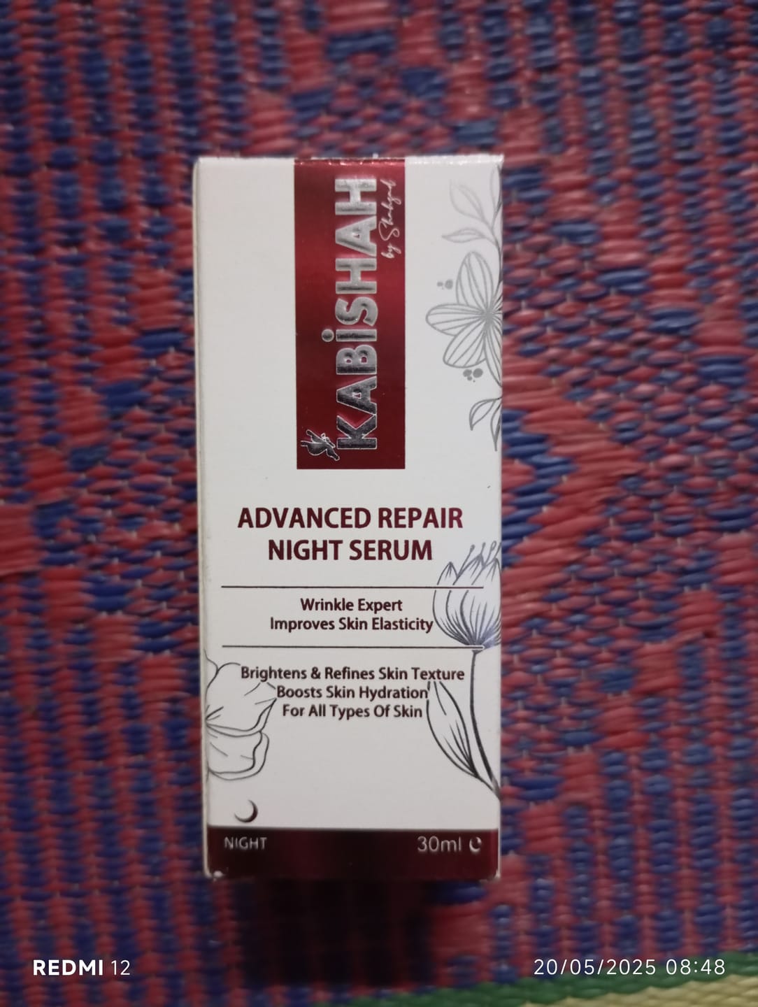 Customer photo review of Advanced Repair Retinol Night Serum