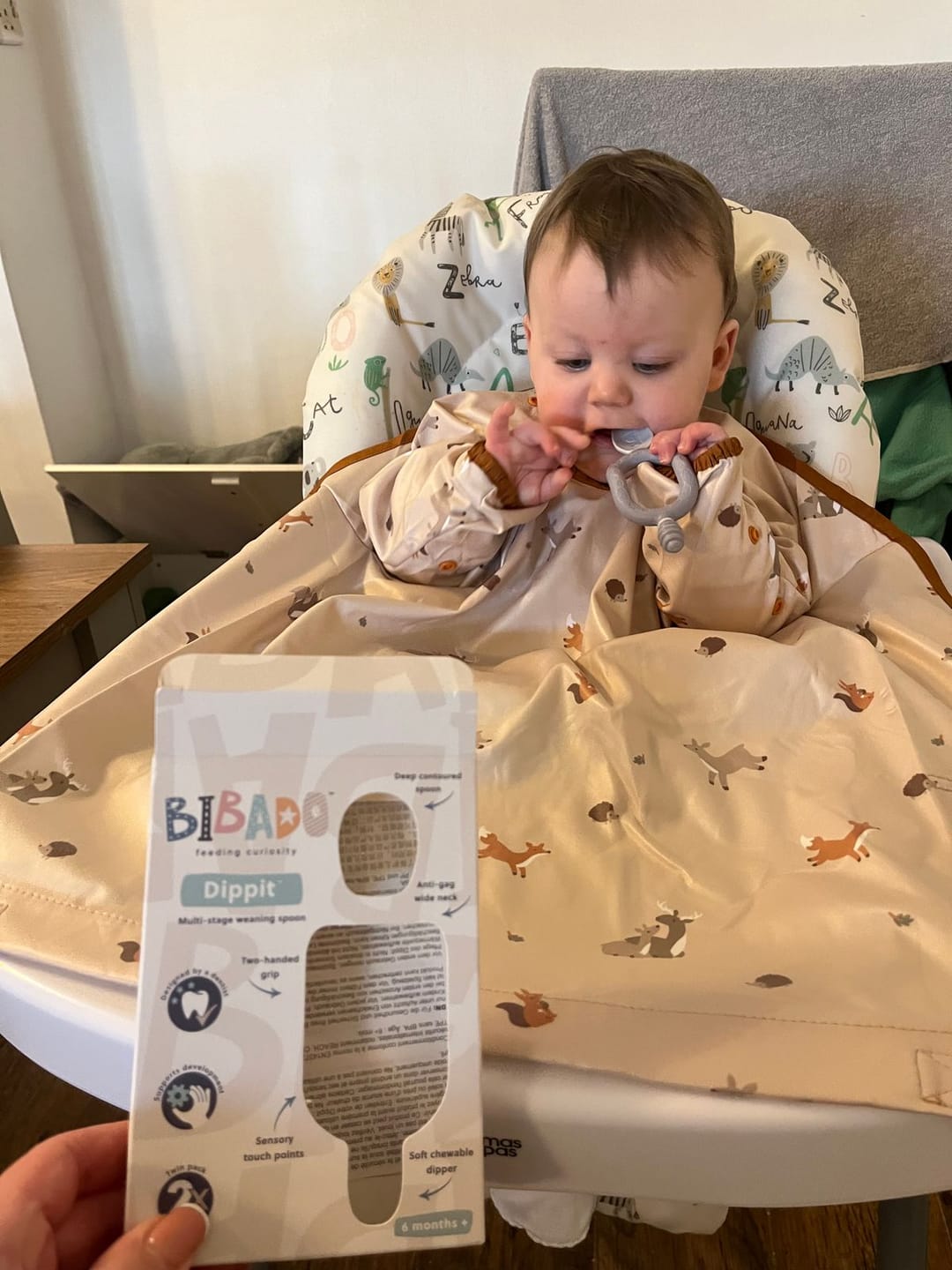Customer photo review of Multi-stage baby spoon and dipper - Dippit™ (two-pack)