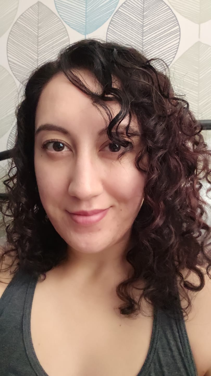 Customer photo review of Flaxseed & Kalahari Melon Curl Defining Custard