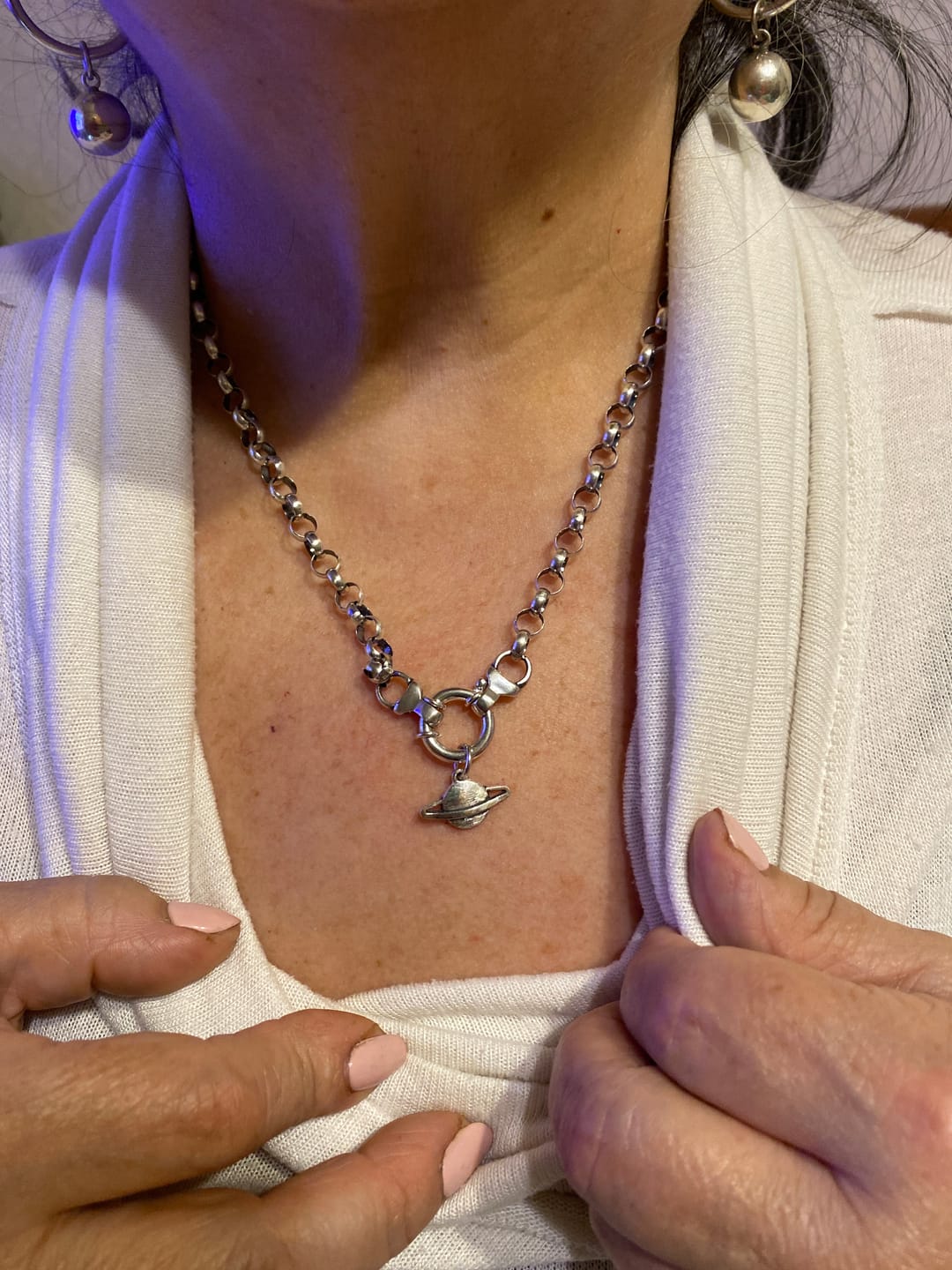 Customer photo review of Cadena Rolo Mediana