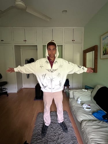 Customer photo review of 5061 - Inked Zip-up Hoodies