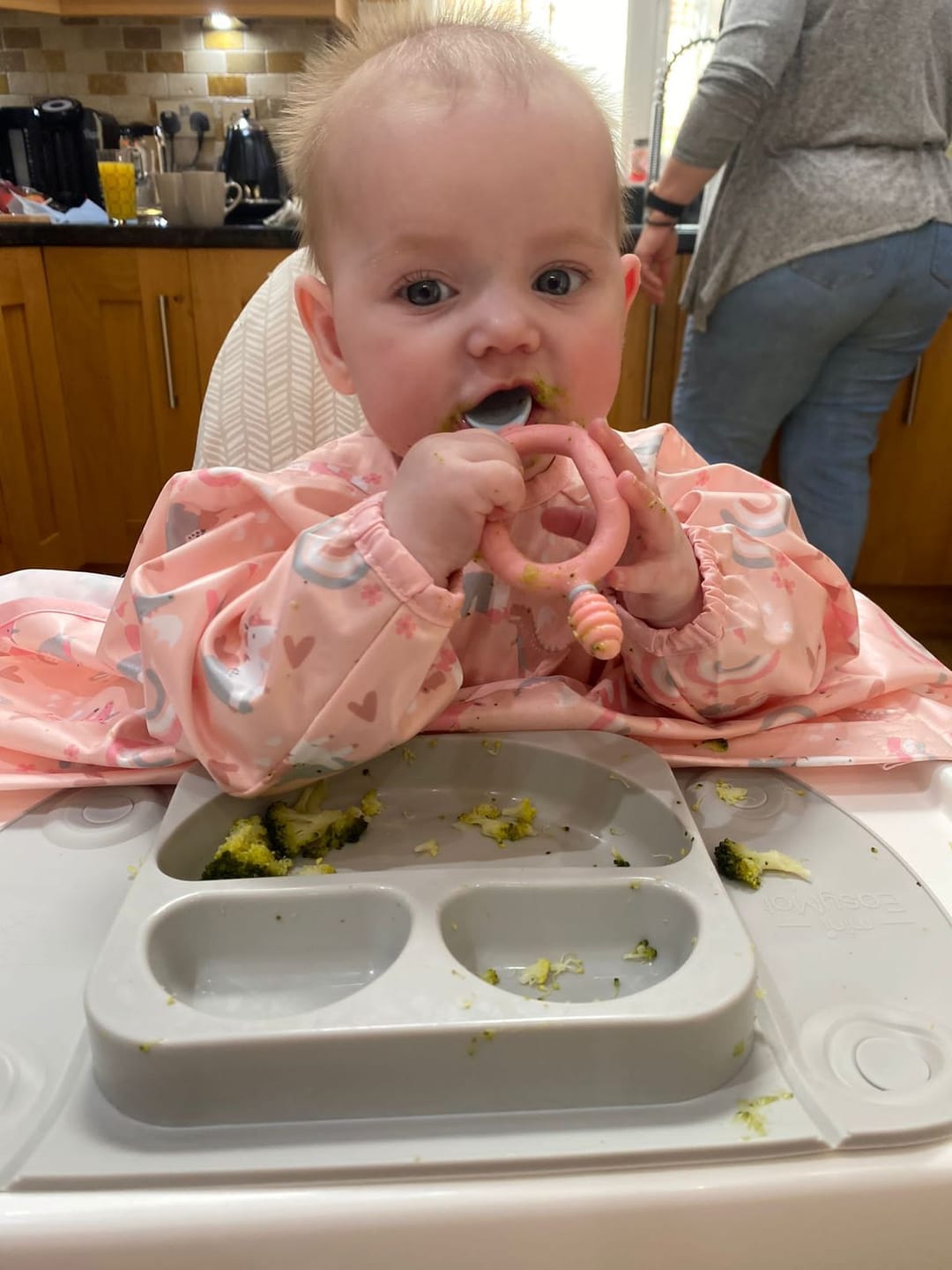 Customer photo review of Multi-stage baby spoon and dipper - Dippit™ (two-pack)