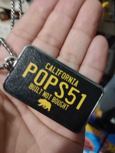 Customer photo review of California 60's Plate Pendant
